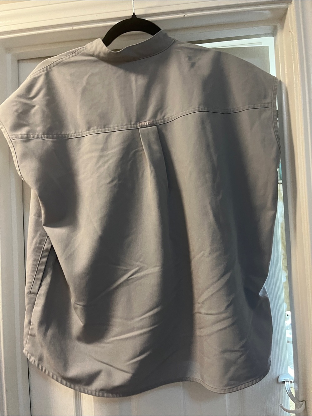 Figs Cement Two-Piece Rafala Top and Jogger Set - Picture 2 of 8